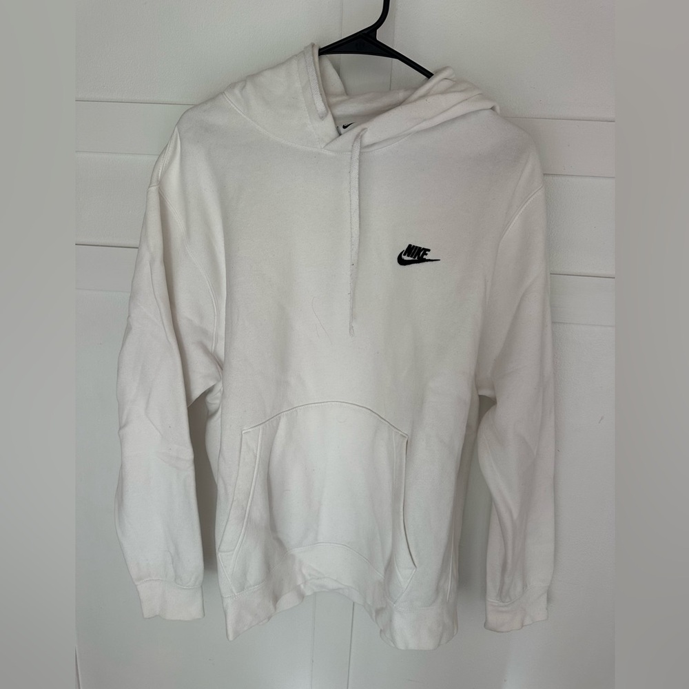 White Nike hoodie